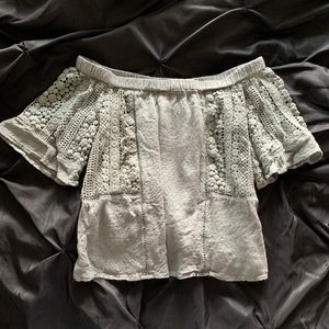 Off the shoulder shirt!